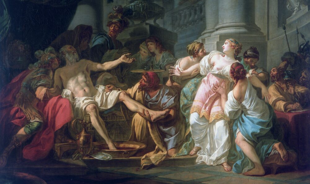 The death of Seneca 
*oil on canvas 
*123 x 160 cm 
*1773